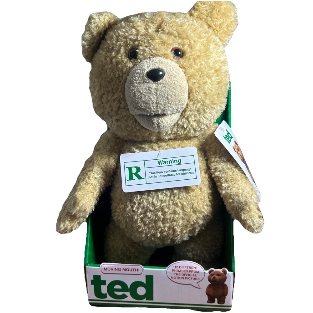 TED movie Commonwealth 16"  Moving Mouth Ted The Teddy Bear Adults Rated R